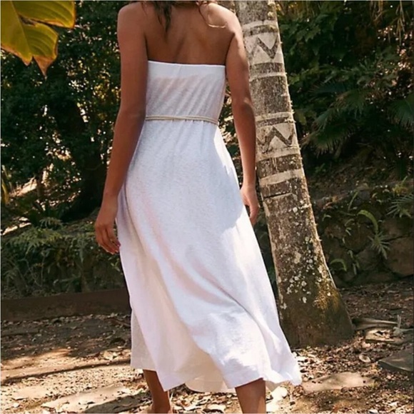 NWT Free People Beach Payton Strapless Midi Dresss - Picture 3 of 14